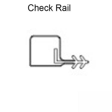 Marvin Single & Double Hung Top Check Rail Weatherstrip V031 - Beige